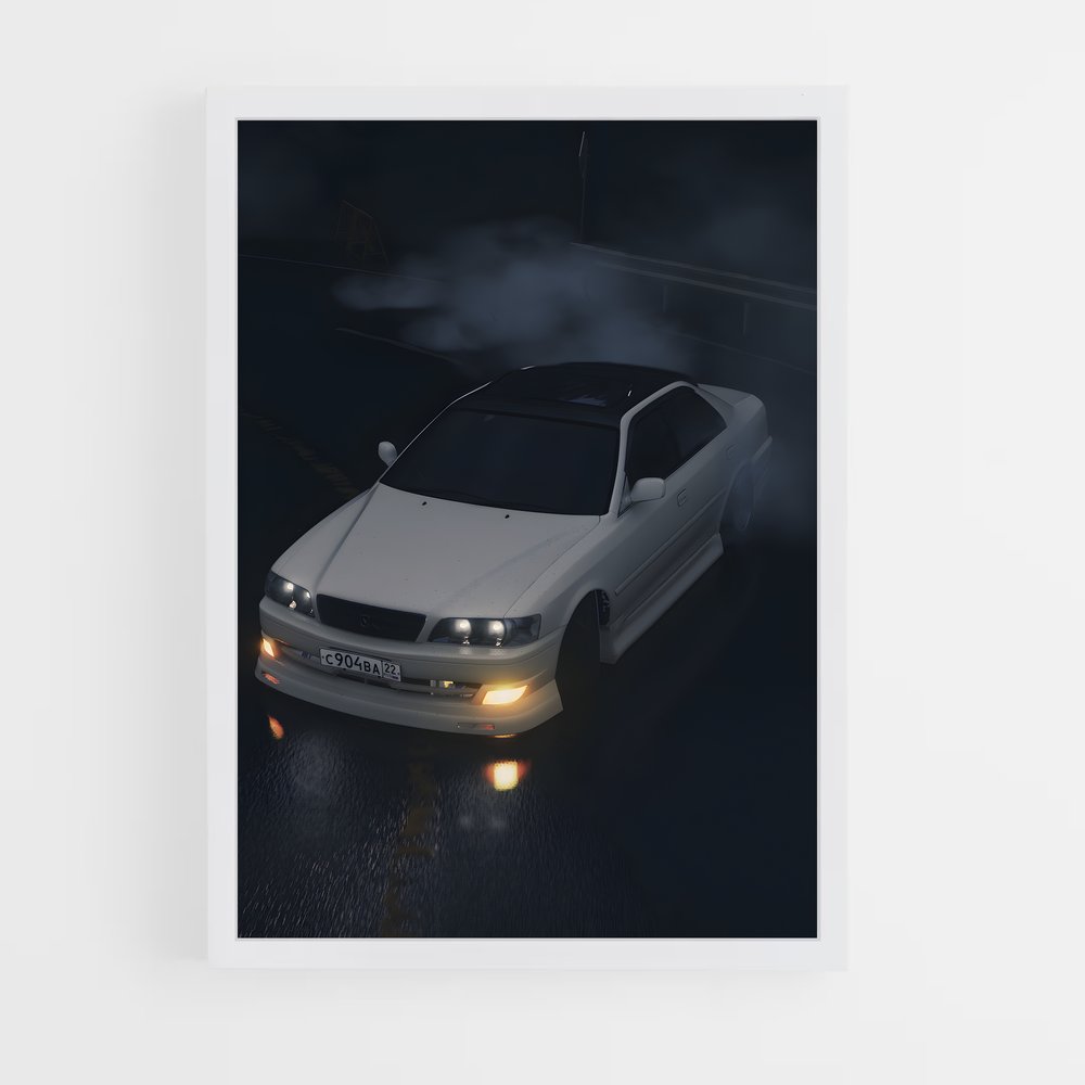 Poster Chaser jzx100 Éclatant – affiche Toyota (vue 3)